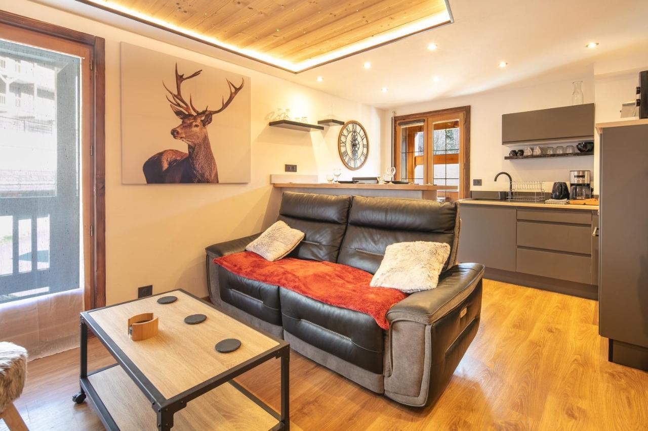 Le Cerf Des Alpages - Appt Cosy Pour 2 Appartement La Giettaz Buitenkant foto