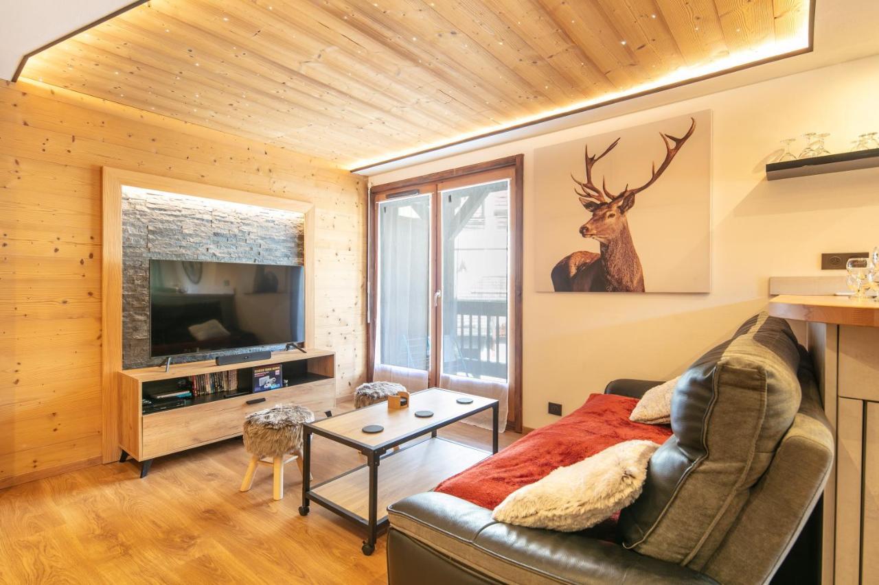 Le Cerf Des Alpages - Appt Cosy Pour 2 Appartement La Giettaz Buitenkant foto